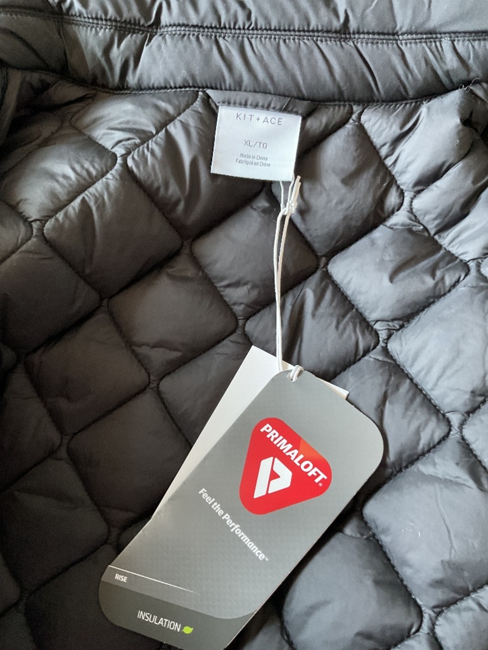 💐NWT💐 Kit and Ace Oslo Recycled Black Quilted Coat - size XL - Picture 12 of 16